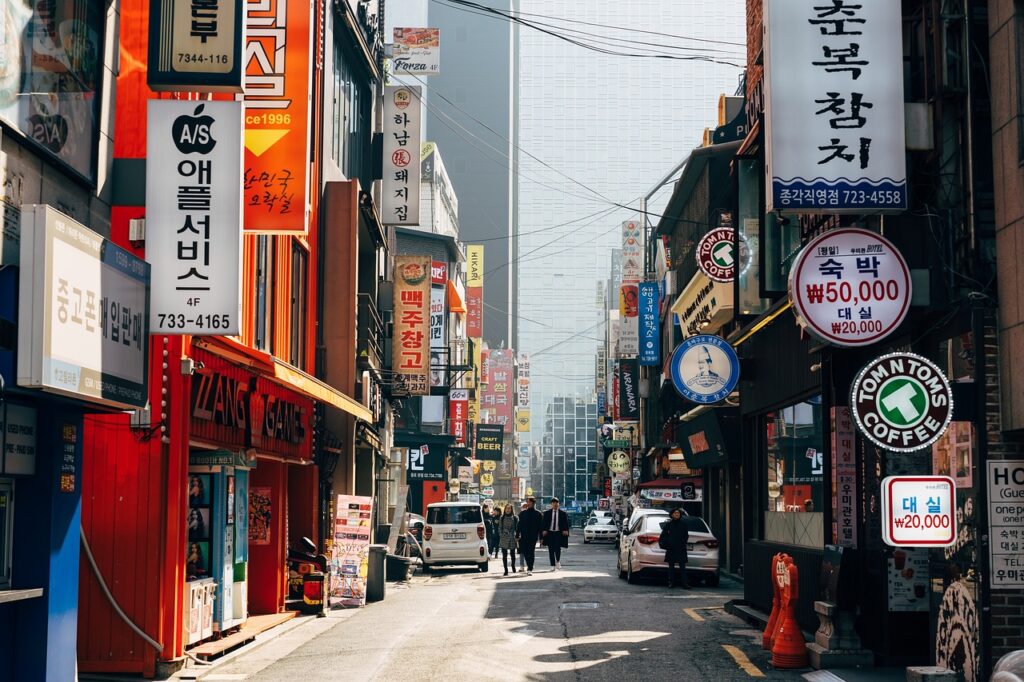 韓国の街中のWi-Fi事情
