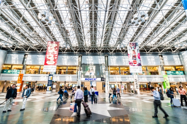 新千歳空港の様子