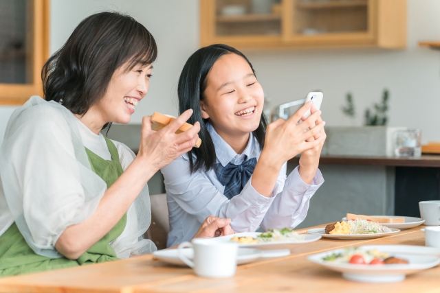 アメリカでVPNは使えるのか調べる親子